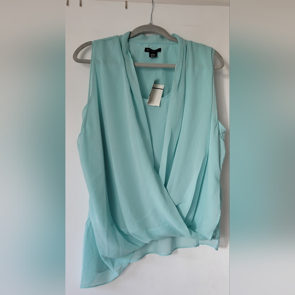 Metaphor Blouse Light Teal
